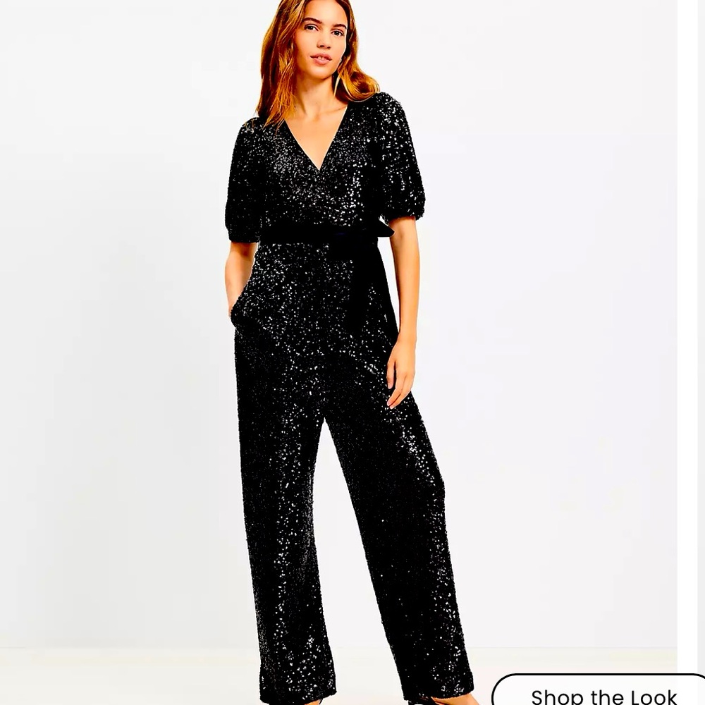 Loft Sequined Jumpsuit